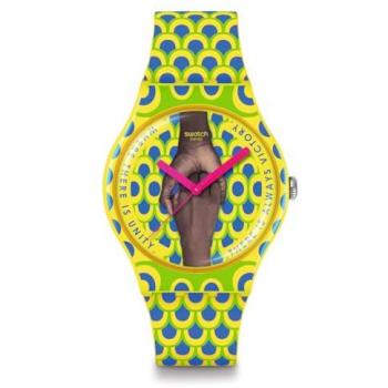Reloj Swatch UNITY ALWAYS multicolor y correa de silicona