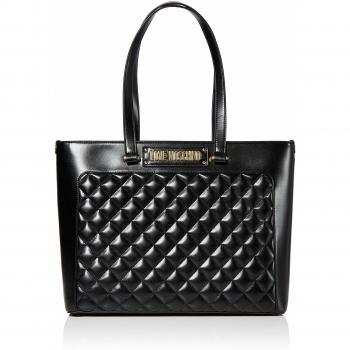 Bolso tote Love Moschino Jc4003pp18la0000, Negro, 28x12x42 cm