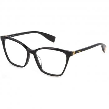 Gafas de Hombre Police VPLF78N Semi Mate Negro con Oro Rosa Brillante 55