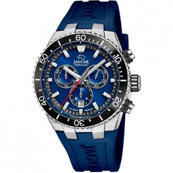 Reloj Suizo De Hombre Jaguar Ceramic Azul J1021/1
