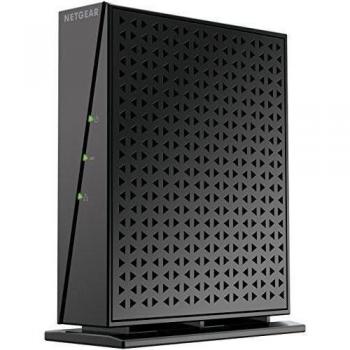 Netgear DM200-100EUS Modem Broadband ADSL/VDSL/VDSL2, 1 Porta RJ-45, Nero