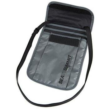 Portadocumentos de cuello RFID L gris