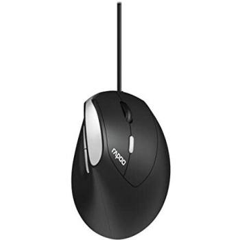 Rapoo Mouse EV200 Destro USB Type‑A Ottico 1600 DPI Cablato Nero