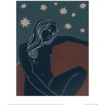 Impresión única de Ellen Von Wiegand 40 cm × marrón y gris