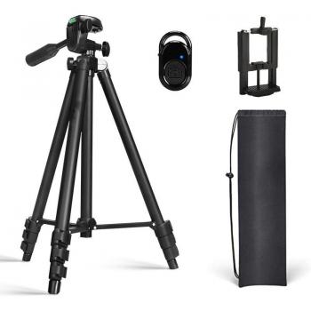 Trípode para smartphone y GoPro con control remoto Bluetooth