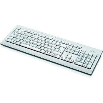 Fujitsu KB521 tastiera USB QWERTZ Ceca e Slovacca Grigio