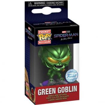 Llavero Pocket Pop Marvel Spider-man No Way Home Duende Verde Exclusivo