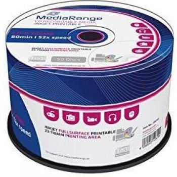 MediaRange MR208 Packaging CD-R80, White