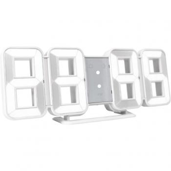 Reloj de Mesa LED 3D con Alarma y Temperatura