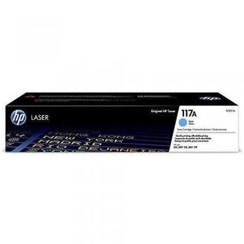 HP Toner 117A W2071A, Cartuccia Originale da 700 Pagine, Compatibile con Stampanti HP Toner Color LaserJet Serie 150 e HP Toner Color Laserjet Serie MFP 170, Ciano