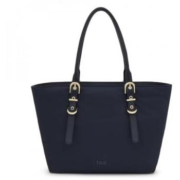 Capazo Grande Tous Buckles Soft Azul Marino