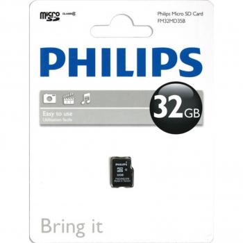 Scheda MicroSDHD Secure Digital Philips Class 4 32 GB