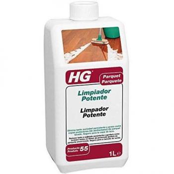 HG Limpiador Potente para Parquet, Fórmula Concentrada para Fregar Suelos de Madera, Elimina la Suciedad y la Grasa