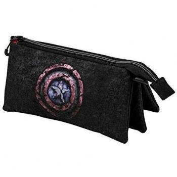 KARACTERMANIA Capitán América Stone-Estuche Portatodo Triple HS, Multicolor