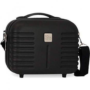 ROLL ROAD India, Neceser ABS Adaptable Adultos Unisex, Negro, 29x21x15 Cms