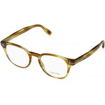 Tom Ford FT5400 Monturas de gafas para Hombre, Marrón (Avana Bionda), 48.0
