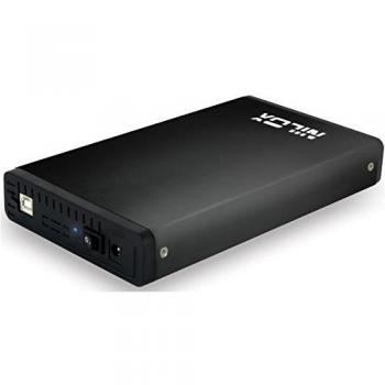 Cassetto vuoto per hard-disk 3.5 in alluminio nero Nilox 06NX 103584001