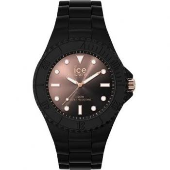 Reloj Ice Generation Sunset Negro – Correa Silicona Mediana