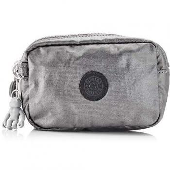 Kipling Gleam S Mujer Monederos Negro (Carbon Metallic) 14x9.5x5.5 Centímetros (B x H x T)