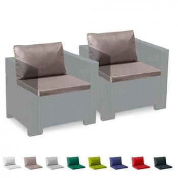 Cojines Repuestos Salón Ratán Impermeables Bica Grand Soleil Marrón