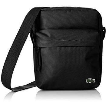 Lacoste NH2012, Bolso bandolera para Hombre, NEGRO (Negro), Talla única
