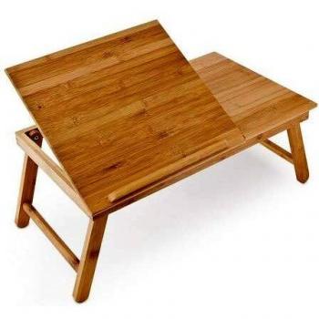 Tavolino D'appoggio Bambù 55 x 33 x 24 cm Marrone Legno