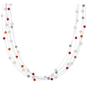 Cadena de Perlas Valero Roja