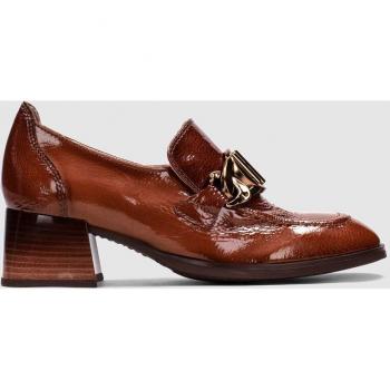 Mocasín Hispanitas Modelo 232992 Para Mujer Color Cuero