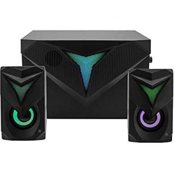 Xtreme Casse PC 2.1 con Subwoofer USB TURTLE Speakers con LED