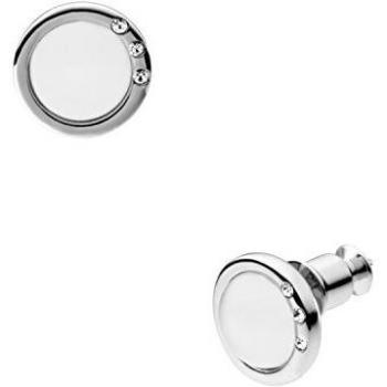 Pendientes Skagen de Acero para Mujer, Cierre de Poste, Redondos, Plata
