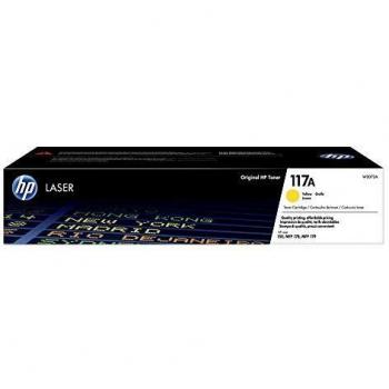 HP Toner 117A W2072A, Cartuccia Originale da 700 Pagine, Giallo