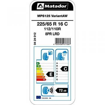 Matador MPS 125 Variant ( 225/65 R16C 112/110R )