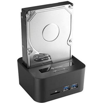 Docking Station SSD/HD Sharkoon Quickport XT HC Pro Nero