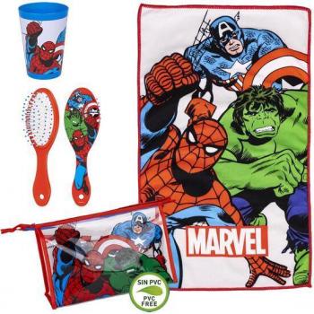 Neceser Aseo Viaje Accesorios Avengers Red