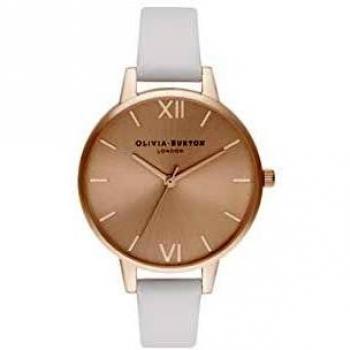Olivia Burton Reloj Analógico para Mujer de Cuarzo con Correa en plástico OB16DE08