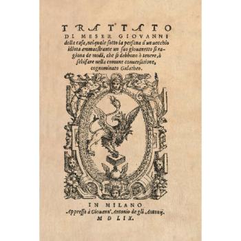 Il Galateo di Messer Giovanni della Casa (rist. anast. 1559)