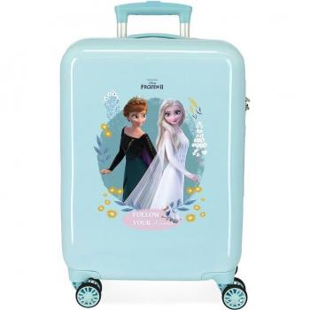 Joumma Bags. Maleta Frozen Follow Your Dreams rígida turquesa -38x55x