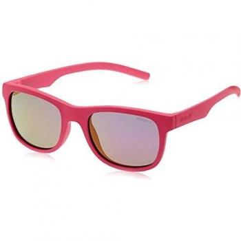 Polaroid PLD 8020/S AI CYQ Gafas de Sol, Rosa (Dark Pink/Grey Pink Grey Speckled Pz), 46 Unisex Niños