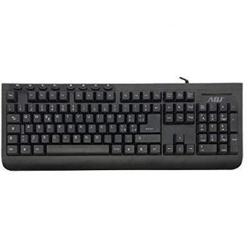 Tastiera pure ta108 con cavo usb colore nero