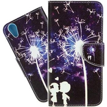 Funda Protectora PU Elegante para Wiko Rainbow UP