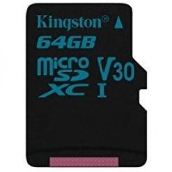 Kingston SDCG2/64GBSP Canvas Go! Scheda MicroSD 64 GB senza Adattatore SD