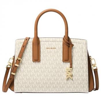 Bolso Laila pequeño beige de Michael Kors para mujer