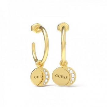 GUESS Pendientes de aro Moon Phases JUBE01191JWYGT-U
