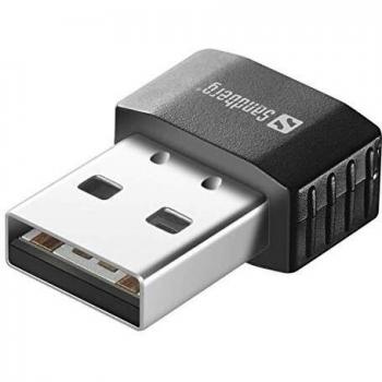 Sandberg Micro Wifi Dongle 650 Mbit/s, Nero