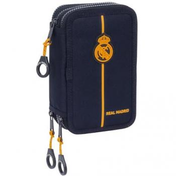 Estuche Triple Real Madrid 42 Pcs 2ª Equipación 24/25