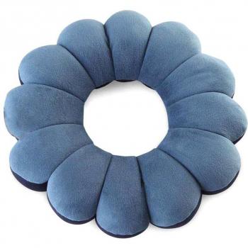 Almohada de Viaje en U Azul con Soporte para Cuello