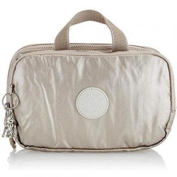 Kipling JACONITA, Neceser de aseo Mujer, Plateado (Metallic Glow), Talla única