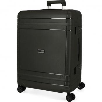 Movom. Maleta Mediana Dimensión Rígida negra -66x44x27cm