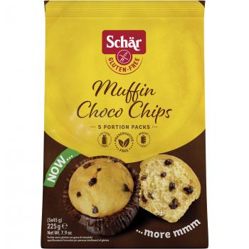 Magdalena con pepitas de choco muffin choco chip 225g Schär