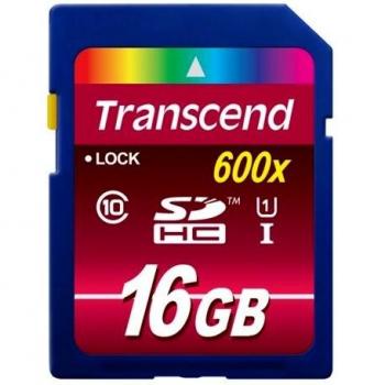Transcend Ultimate 16GB SDHC UHS-I Card Class 10 90MB/s MLC